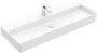 Villeroy & Boch Memento 2.0 Mosdó túlfolyó nélkül 120x47 cm, CeramicPlus felület, Stone White 4A22CHRW