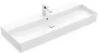 Villeroy & Boch Memento 2.0 Mosdó túlfolyóval 120x47 cm, CeramicPlus felület, fehér alpin 4A22CLR1