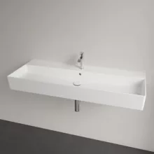   Villeroy & Boch Memento 2.0 Mosdó túlfolyóval 120x47 cm, CeramicPlus felület, stone white 4A22CLRW