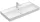 Villeroy & Boch Collaro Beépíthető mosdó 100x47 cm, csiszolt alsó felület, alpin fehér 4A331G01