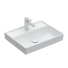   Villeroy & Boch Collaro Mosdó 55x44 cm, túlfolyó nélkül, alpin fehér 4A335601