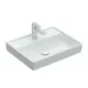 Villeroy & Boch Collaro Mosdó 55x44 cm, CeramicPlus felület, túlfolyó nélkül, fehér 4A3356R1