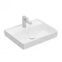 Villeroy & Boch Collaro Mosdó 55x44 cm, CeramicPlus felület, túlfolyó nélkül, stone white, matt fehér hatású 4A3356RW