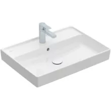   Villeroy & Boch Collaro Mosdó 65x47 cm, CeramicPlus felület, stone white 4A3365RW