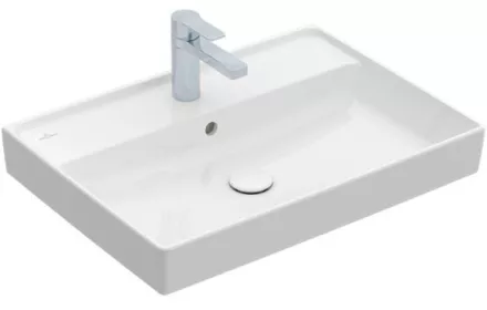 Villeroy & Boch Collaro Mosdó 65x47 cm, CeramicPlus felület, stone white 4A3365RW