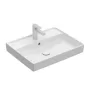 Villeroy & Boch Collaro Mosdó 60x47 cm, csiszolt alsó felület, CeramicPlus bevonat, fehér 4A336GR1
