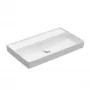 Villeroy & Boch Collaro Beépíthető mosdó 80x47 cm, CeramicPlus felület, csaplyuk és túlfolyó nélkül, stone white 4A3383RW