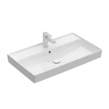   Villeroy & Boch Collaro Beépíthető mosdó 80x47 cm, csiszolt alsó felület, fehér 4A338G01