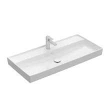   Villeroy & Boch Collaro Beépíthető mosdó 100x47 cm, CeramicPlus felülettel, túlfolyó nélkül, alpin fehér 4A33A2R1