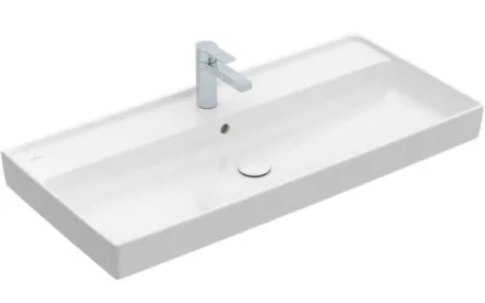 Villeroy & Boch Collaro Beépíthető mosdó 100x47 cm, CeramicPlus felülettel, stone white 4A33A5RW