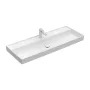 Villeroy & Boch Collaro Beépíthető mosdó 120x47 cm, túlfolyó nélkül, alpin fehér 4A33C201