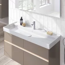   Villeroy & Boch Collaro Beépíthető mosdó 120x47 cm, CeramicPlus felülettel, túlfolyó nélkül, alpin fehér 4A33C2R1