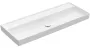 Villeroy & Boch Collaro Beépíthető mosdó 120x47 cm, CeramicPlus felülettel, csaplyuk és túlfolyó nélkül, stone white 4A33C3RW
