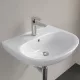 Villeroy & Boch O.novo fali kerámia mosdó 55x44 cm csaplyukkal és túlfolyóval, alpin fehér 4A405501
