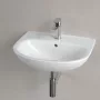 Villeroy & Boch O.novo fali kerámia mosdó 55x44 cm csaplyukkal és túlfolyóval, alpin fehér 4A405501