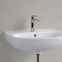 Villeroy & Boch O.novo fali kerámia mosdó 55x44 cm csaplyukkal és túlfolyóval, alpin fehér 4A405501