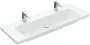 Villeroy & Boch Subway 3.0 beépíthető mosdó 130x47cm, túlfolyó nélkül, CeramicPlus felülettel 4A70D1R1