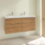 Villeroy & Boch Subway 3.0 beépíthető mosdó 130x47cm, túlfolyó nélkül, CeramicPlus felülettel 4A70D1R1