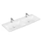Villeroy & Boch Subway 3.0 beépíthető dupla mosdó 130x47cm, túlfolyó nélkül 4A71D101