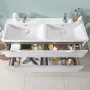 Villeroy & Boch Subway 3.0 beépíthető dupla mosdó 130x47 cm 4A71D501