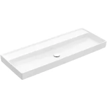   Villeroy & Boch Collaro Beépíthető mosdó 120x47 cm, csaplyuk és túlfolyó nélkül, alpin fehér 4a33c301