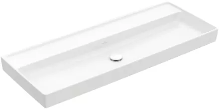 Villeroy & Boch Collaro Beépíthető mosdó 120x47 cm, csaplyuk és túlfolyó nélkül, alpin fehér 4a33c301