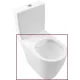 Villeroy & Boch Avento monoblokkos WC csésze CeramicPlus felülettel, Stone White 5644R0RW