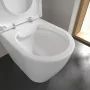 Villeroy & Boch Avento monoblokkos WC csésze CeramicPlus felülettel, Stone White 5644R0RW
