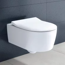   Villeroy & Boch Avento fali WC CeramicPlus bevonattal, Soft-Close WC ülőkével 5656RSR1