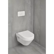   Villeroy & Boch Architectura kombipack fali WC  Rimless TwistFlush öblítés és Duroplast ülőkével, fehér 5684CL01