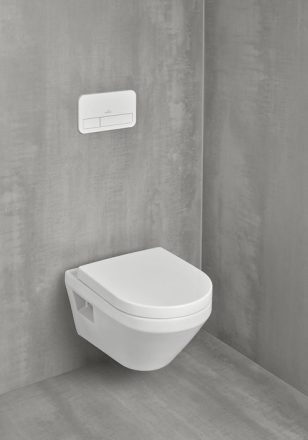 Villeroy & Boch Architectura kombipack fali WC  Rimless TwistFlush öblítés és Duroplast ülőkével, fehér 5684CL01