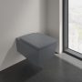 Villeroy & Boch Memento 2.0 szögletes WC ülőke, Grafit 8M24S1I4