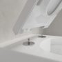 Villeroy & Boch Memento 2.0 szögletes WC-ülőke, Soft Close, Stone White 8M24S1RW