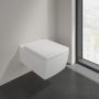 Villeroy & Boch Memento 2.0 szögletes WC-ülőke, Soft Close, Stone White 8M24S1RW