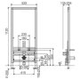 Villeroy & Boch ViConnect Bidé szerelőelem 92214800