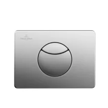   Villeroy & Boch ViConnect dual flush nyomólap, matt rozsdamentes acél 922485LC