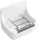 Villeroy & Boch O.novo Összecsukható rács 177,5x272x21 mm, króm 96830000