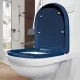 Villeroy & Boch ViCare Compact antibakteriális duroplast WC-ülőke, kék 9M7261P1