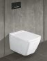 Villeroy & Boch Finion Soft Close WC ülőke, nemesacél zsanérokkal, alpin fehér 9M88S1R1