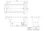 Villeroy & Boch O.novo akril fürdőkád 1600x700 mm, alpesi fehér UBA160CAS2V-01