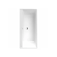   Villeroy & Boch Collaro Beépíthető egyenes akril fürdőkád 180x80 cm, króm színű le és túlfolyóval, alpin fehér UBA180COR2DV-01