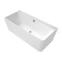 Villeroy & Boch Collaro falhoz illeszthető balos kád 180x80 cm, króm színű le és túlfolyóval UBA180COR9CL00VD01