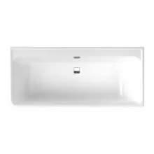   Villeroy & Boch Collaro falhoz illeszthető jobbos akril kád 180x80 cm, króm színű le és túlfolyóval UBA180COR9CR00VD01