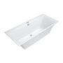 Villeroy & Boch Squaro Edge 12 beépíthető Quaryl fürdőkád 1700x750 mm, alpesi fehér UBQ170SQE2DV-01