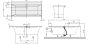 Villeroy & Boch Squaro Edge 12 beépíthető Quaryl fürdőkád 1700x750 mm, alpesi fehér UBQ170SQE2DV-01