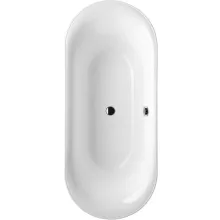   Villeroy & Boch Cetus beépíthető ovális Quaryl fürdőkád 1750x750 mm, alpesi fehér UBQ175CEU7V-01