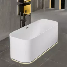   Villeroy & Boch Finion szabadonálló Quaryl fürdőkád 170x70 Emotion funkcióval, fehér UBQ177FIN7A100V101