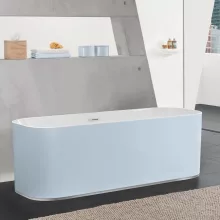   Villeroy & Boch Finion szabadonálló Quaryl fürdőkád 170x70 Emotion funkcióval, Colour on Demand, kőfehér UBQ177FIN7A1BCV1RW