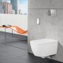 Villeroy & Boch ViClean-I 100 bidéfunkciós WC ülőke, perem nélküli WC csészével V0E100R1