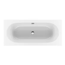   Villeroy & Boch Loop & Friends 1800x800 középlefolyós ovális akril kád, alpesi fehér UBA180LFO2V-01